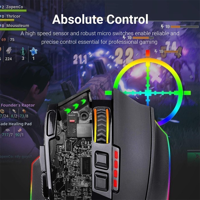 Jual Termurah Redragon Sniper M801 Rgb - High Speed Sensor 16000 Dpi ...