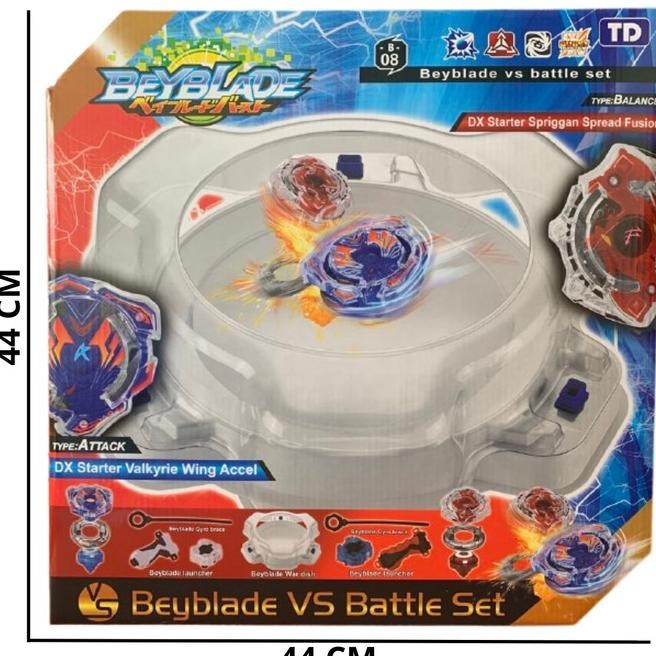 Jual Mainan Gasing Beyblade Vs Battle Set Dx Spriggan Arena Gangsing ...