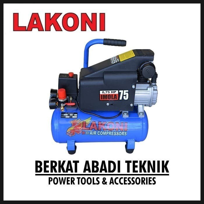 Jual Lakoni Imola 75 Mesin Kompresor Pompa Angin 3/4 Hp Compressor ...