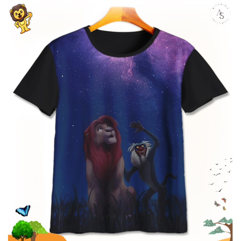 Jual Kaos Anak Simba v1 Baju Film Animasi Kartun Anak Simba 3D Printing ...
