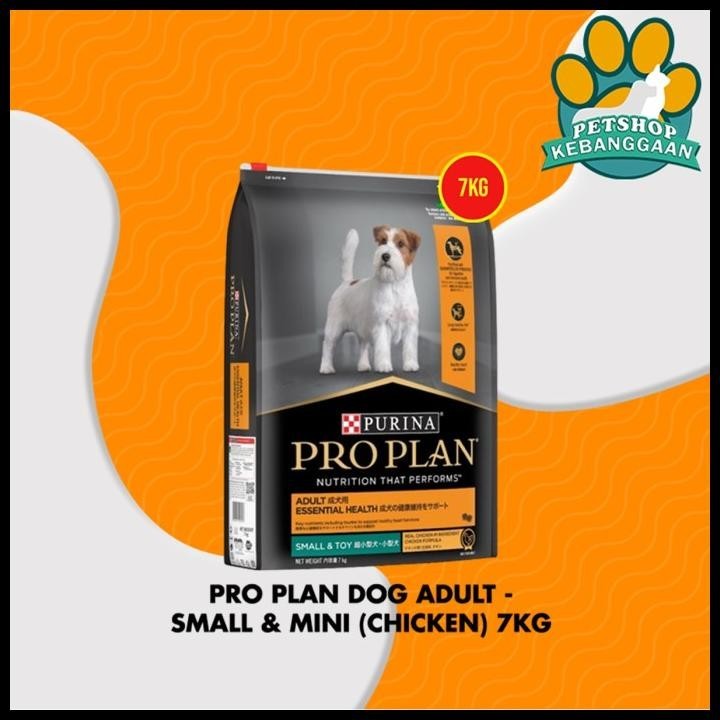 Jual Pro Plan Small Mini Dog Adult Chicken Makanan Anjing 7 Kg | Shopee ...