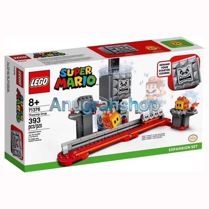 Jual LEGO 71376 SUPER MARIO Thwomp Drop - Blocktopia | Shopee Indonesia