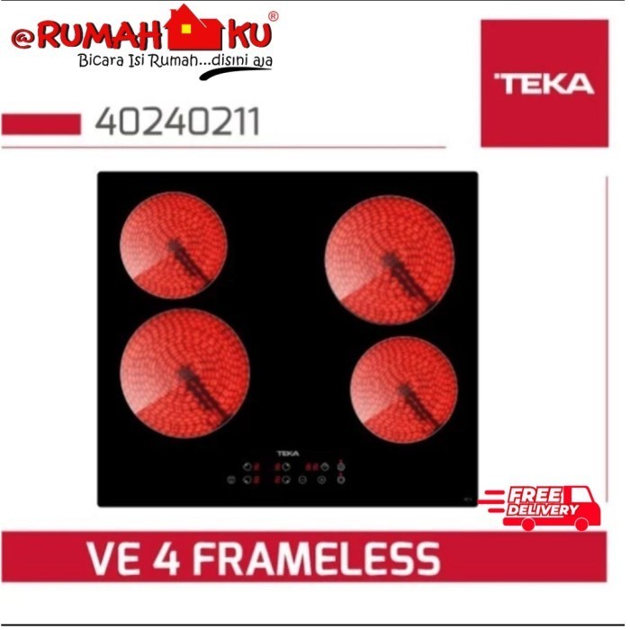 Jual Kompor Tanam Listrik Teka Ve Frameless Vitroceramic Hob Cm Shopee Indonesia