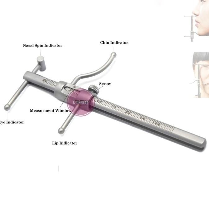 Jual TYU Dental VDO Prosthetic Apollo Venus Gauge Sliding Ruler ...