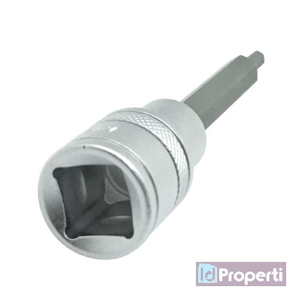 Jual Tekiro 1/2inch DR Hex Bit Socket H6 150mm Soket Mur Baut Sok Tools ...
