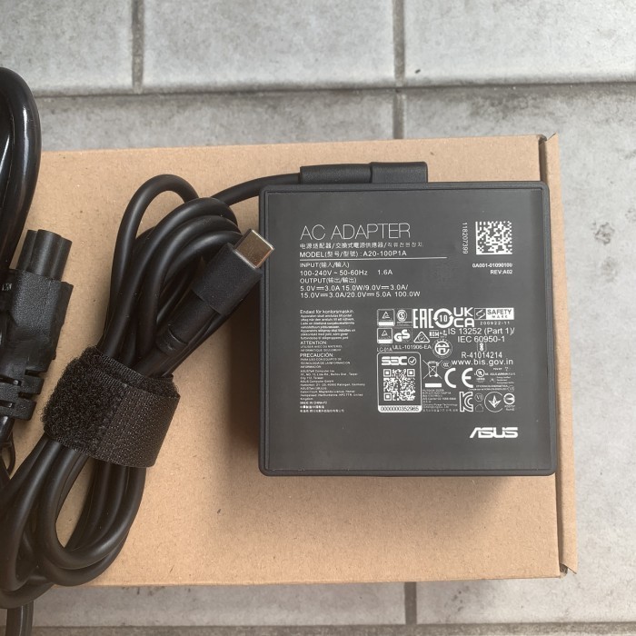 Jual Adaptor Asus Rog Flow X13 Gv301 Z13 A20-100Pia 100W 20V 5A Usb ...