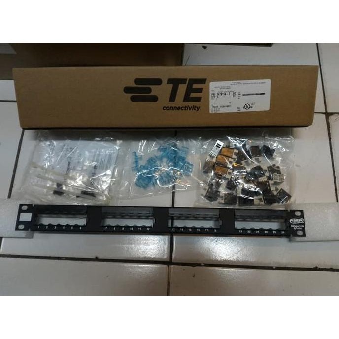 Jual [Cod] Amp / Tyco Electronics 24 Port Category 5E Sl Series Patch ...