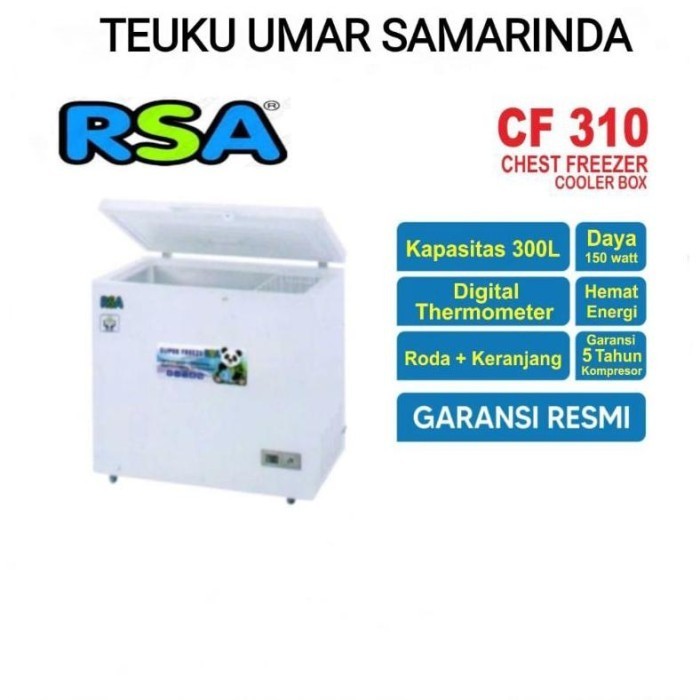 Jual Chest Freezer Box Rsa 318 Liter Cf-310 By Gea | Shopee Indonesia