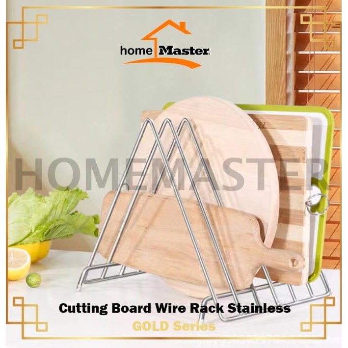 Jual Cutting Board Rack Stainless/Baja Tahan Karat Organizer Talenan ...