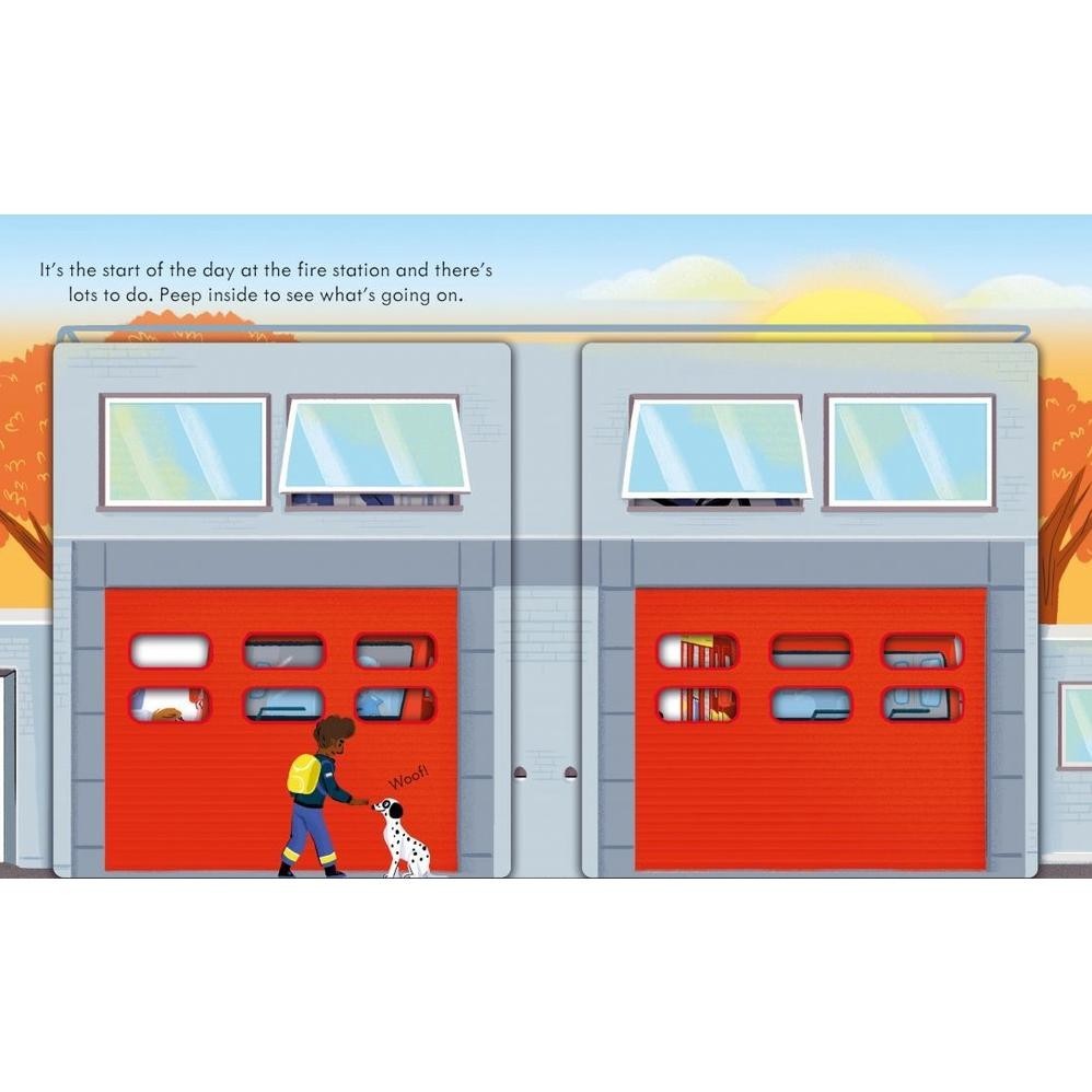 Jual ede-78 [Edu] Story Book Peep Inside How A Fire Engine Works Buku ...