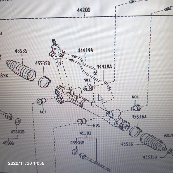 Jual Ready Rack Steer / Steering Rack Assy Kijang Innova Oli Ori ...
