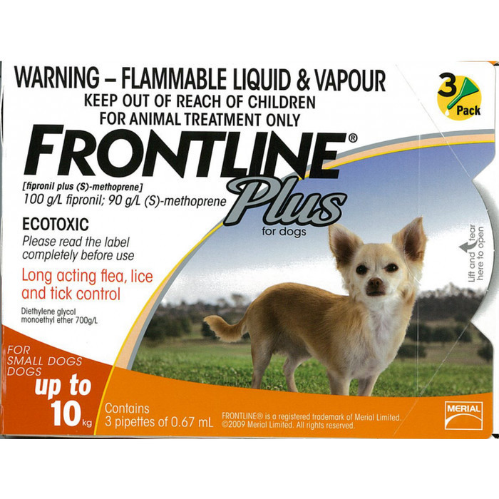 Jual Frontline Plus 1 Box Isi 3 Pipet Original Obat Tetes Kutu Anjing ...