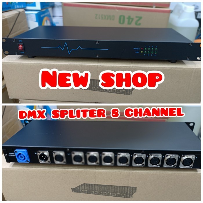 Jual Dmx Spliter 8 Channel Lampu | Shopee Indonesia