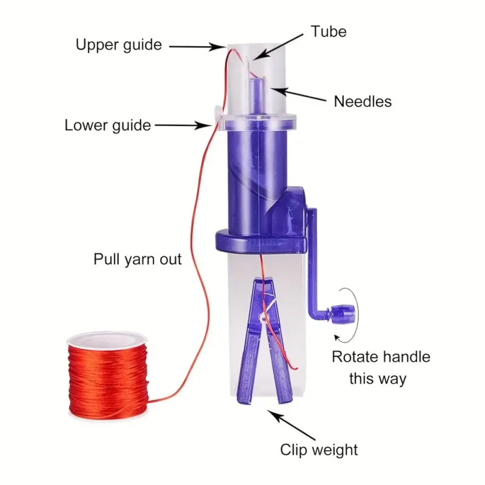 Jual Mesin Rajut Tali Kepang Manual Knitting Machine Jewelry Tool ...