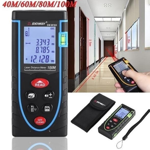 Jual HARGA DISC - Laser Pengukur SNDWAY Handheld Digital Laser Distance ...