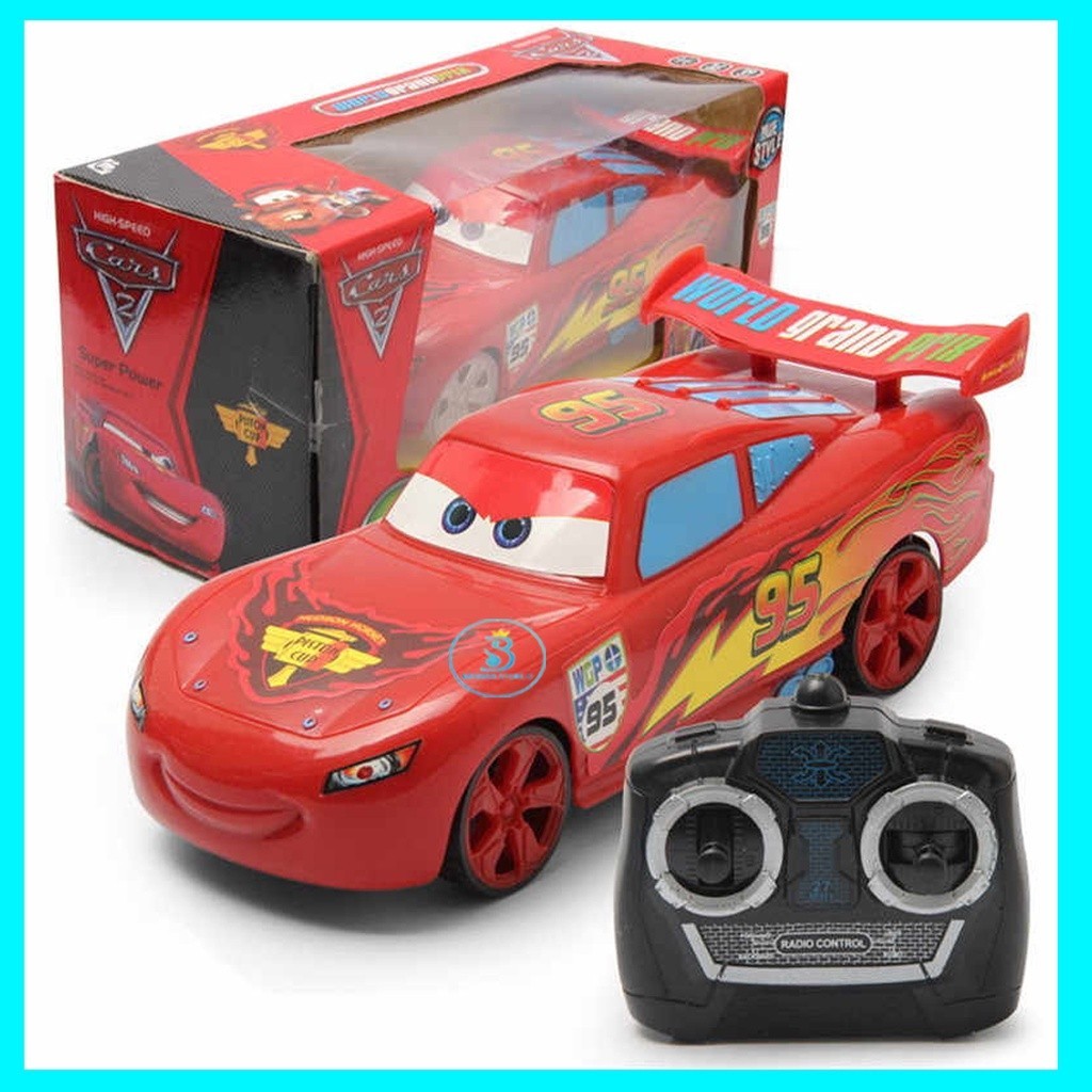 Jual Bron - Mainan Anak Remote Control Mobil Racing Mcqueen Cars - Rc ...