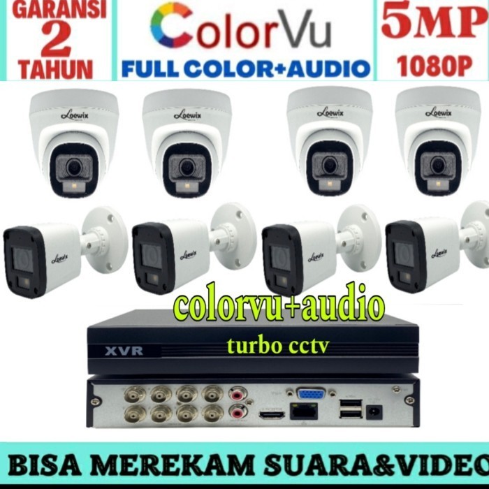 Jual TV COLORVU 6 CHANEL Outdoor LENS 5MP AUDIO FULL HD 1080P | Shopee ...
