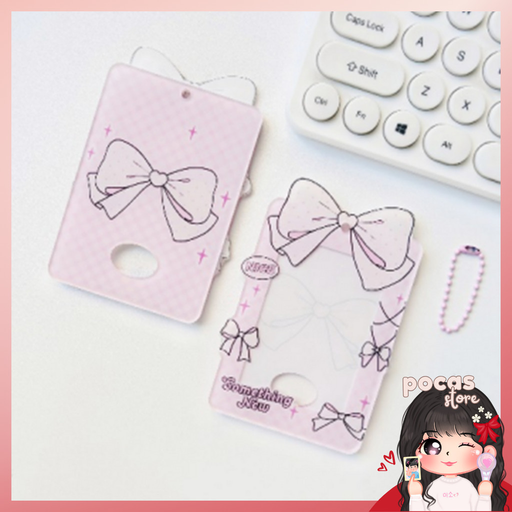 Jual [PS] CAHOL RIBBON PHOTOCARD HOLDER FRAME POCA AKRILIK KPOP ...