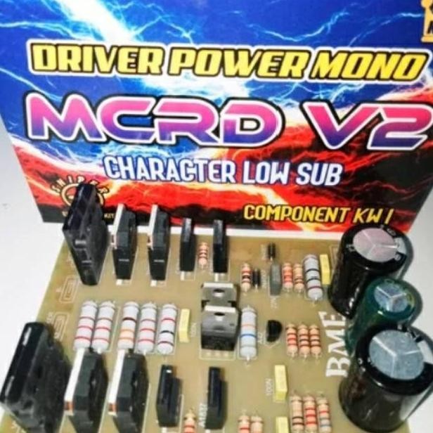 Jual KIT MCRD V2 KARAKTER LOW SUB BME / Kit Driver Power Mono MCRD V2