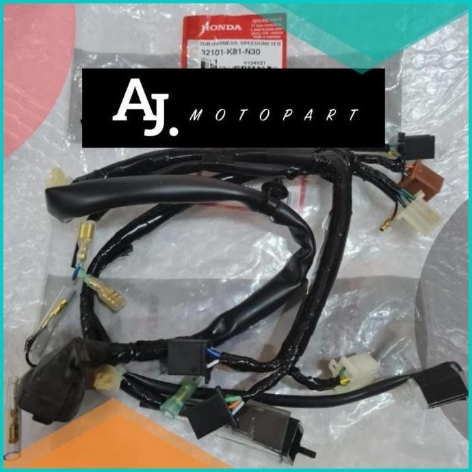 Jual kabel speedometer sub harness motor beat street sli honda 8JVLZ4 ...