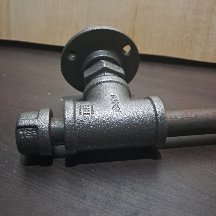 Jual industrial pipe curtain rod - gagang gordyn besi pipa industrial ...