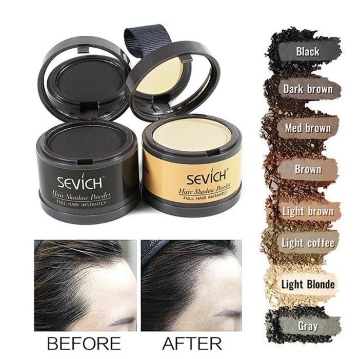 Jual Sevich Hair Shadow Powder 4 Gram Bedak Pewarna Rambut Tipis Uban ...