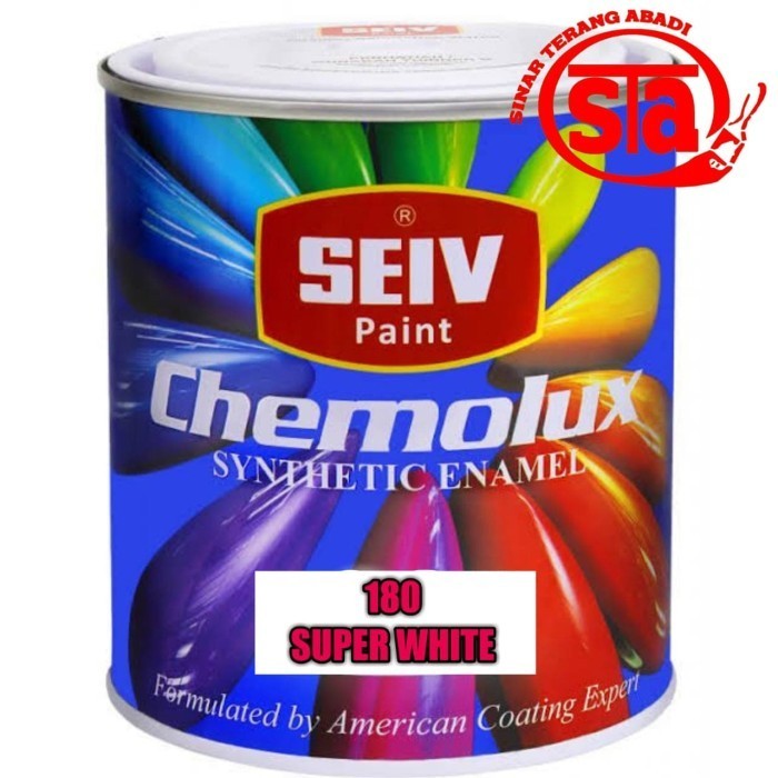 Jual Produk CAT KAYU & BESI SEIV 1 ltr 180 - SUPER WHITE | Shopee Indonesia