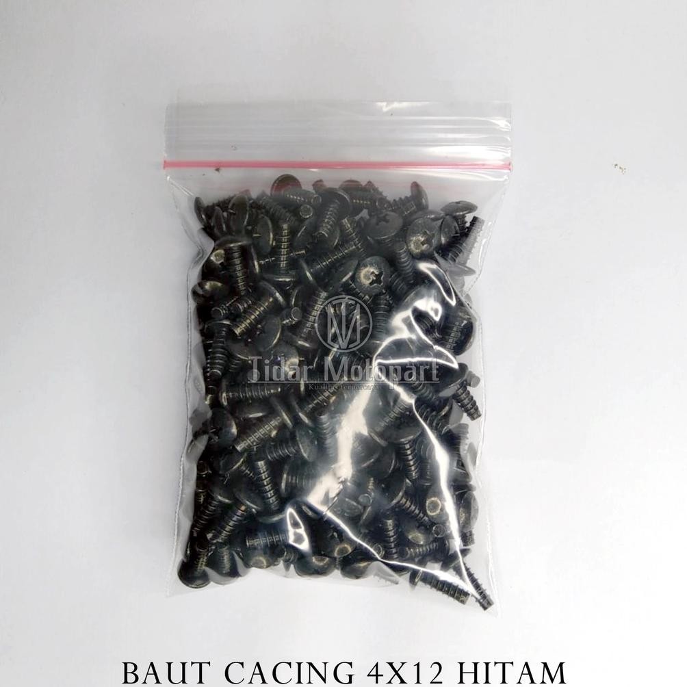 Jual New 1 Pak Baut Cacing 4x12 Honda Matic /Baut Body Honda Matic ...