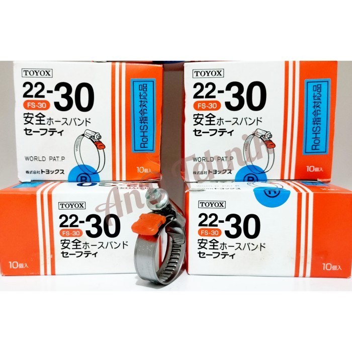 Jual Produk Klem Selang TOYOX CLAMP Type FS-30 (1PCS) | Shopee Indonesia