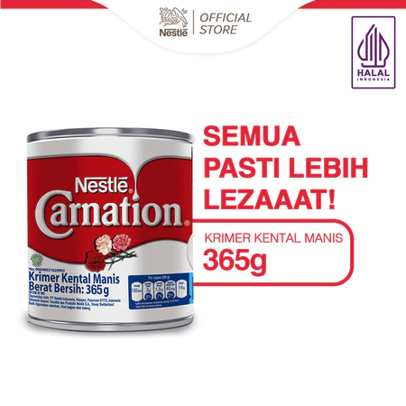 Carnation krimer kental manis untuk kopi susu dan dessert