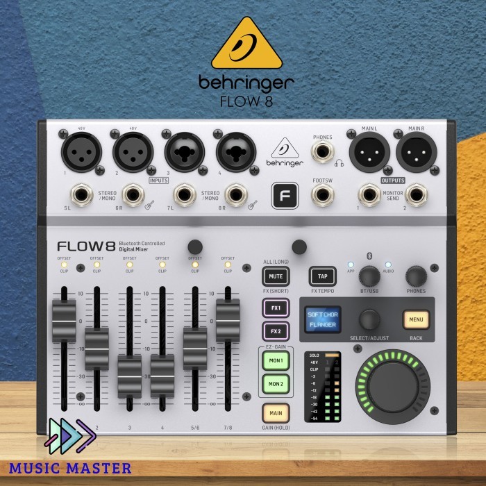 Jual Behringer FLOW 8 8-Input Digital Mixer and USB / Audio Interface ...