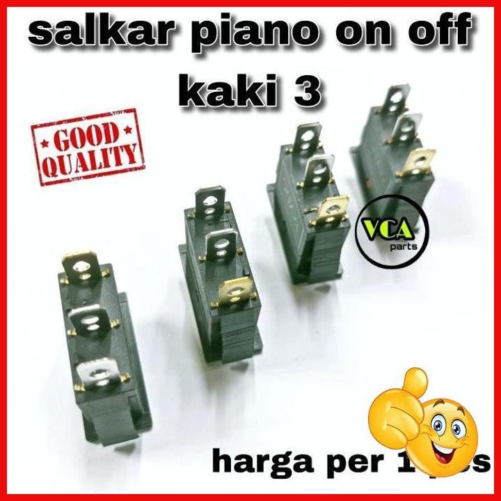Jual [VCA] SAKLAR PIANO/SWITCH ON - OOF ARUS 12V DC WARNA BIRU,MERAH ...