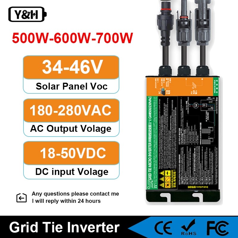 Y&H 300W Solar Grid Tie Inverter MPPT Pure Sine Produktbild-Vorschau 8
