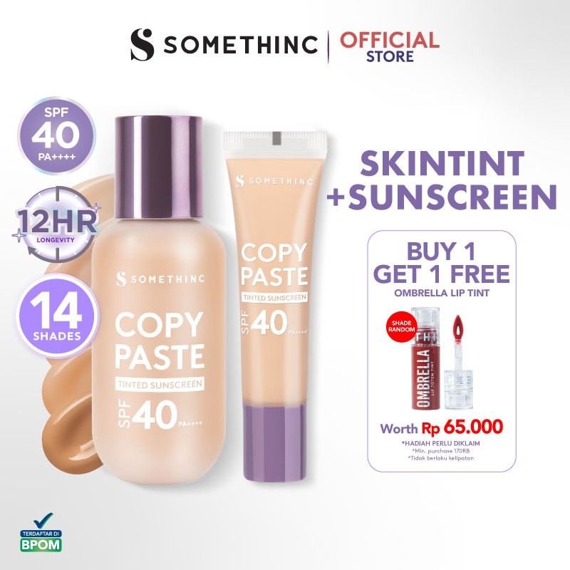 Jual SOMETHINC Copy Paste Tinted Sunscreen SPF 40 PA++++ | Shopee Indonesia