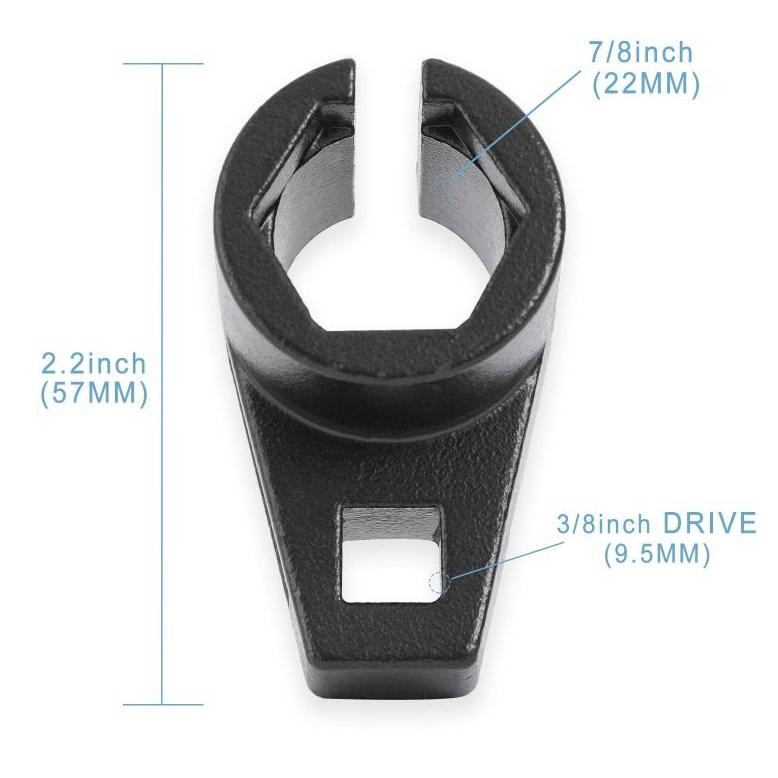 Jual Premium 22mm Kunci O2 Sensor Metal Kunci Sok 22mm / Kunci Oksigen ...