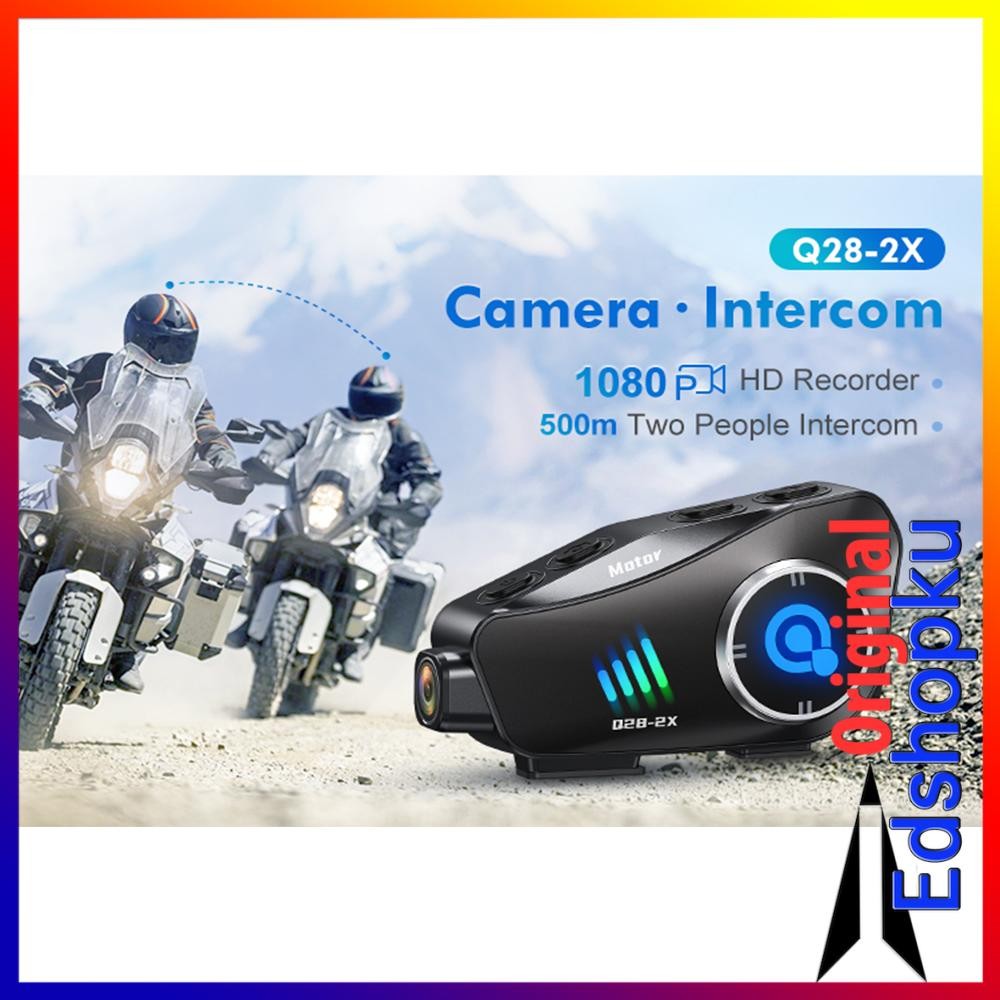 Jual Alat Intercom Helm helmet Motor Bluetooth Headset 2 Riders Camera ...