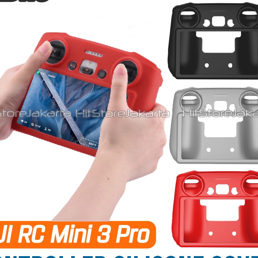 Jual (P-S㊛ 8> Remote Control Silicone Case For DJI RC Mini 3 Pro RC-N1 ...