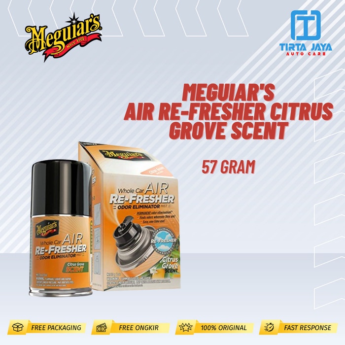 Jual Meguiars Whole Car Air Refresher Odor Eliminator Citrus Grove Scent Shopee Indonesia