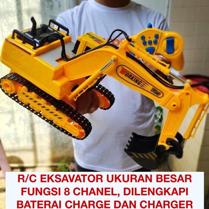 Jual Mainan Remote Control RC Excavator Heavy Machine Digger | Shopee ...