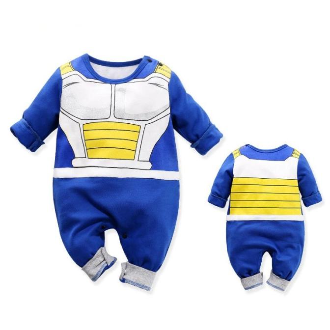 Jual Baju Jumper bayi 0-2 tahun ANIME motif DRAGON BALL BEZITA