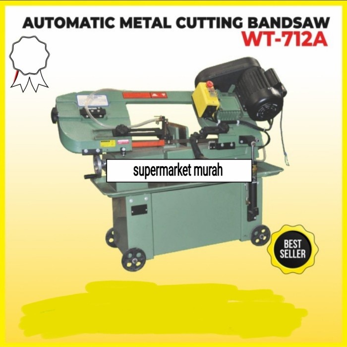 Jual Mesin Potong Besi Metal Cutting Bandsaw Automatic 1Hp -Wt712A ...