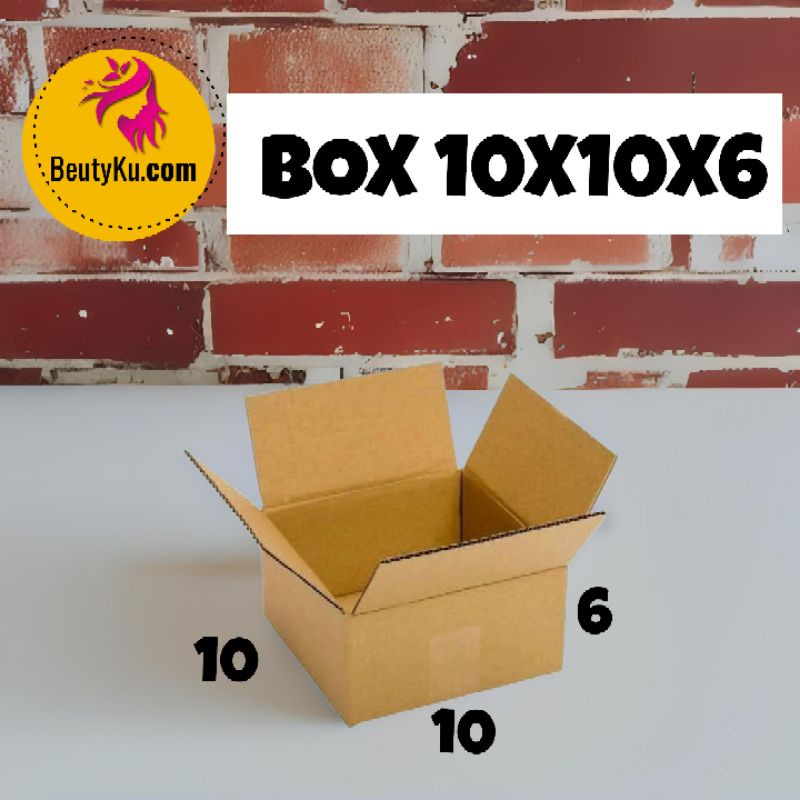 Jual Kardus Packing Baru 10x10x6 Cm Box Packaging Box Olshop Kardus Kemasan Kardus 8821