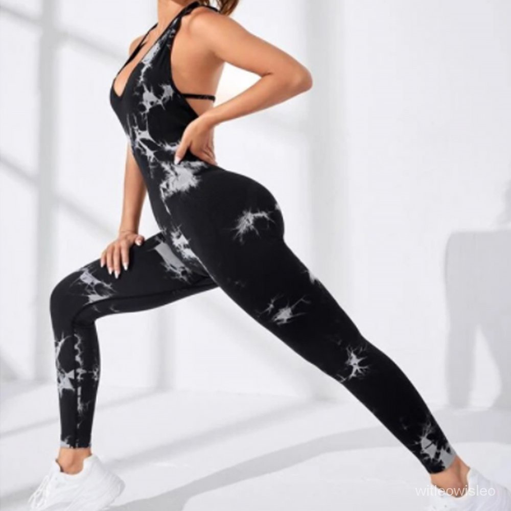 TRY TO BN Back V Leggings Scrunch Fitness Yoga Pants Women Workout