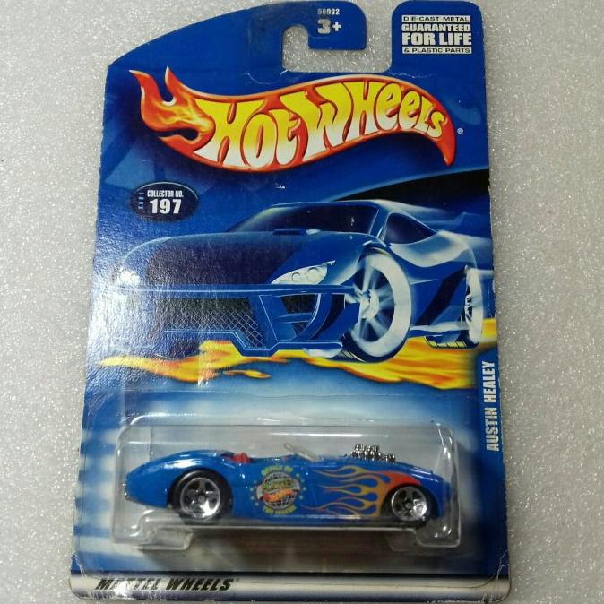 Hot Wheels Sammlerauto – Austin Healey #32 First Editions, 1:64 Maßstab, Schwarz-silber Mit Roten Sitzen, Limitierte Auflage