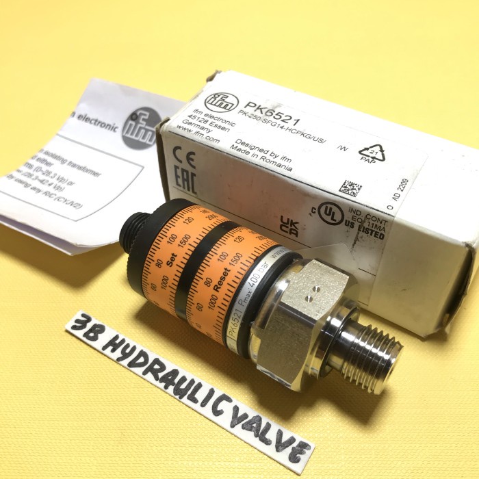 Jual ELECTRONIC PRESSURE SWITCH IFM PK6521 / AD2209 400BAR Shopee