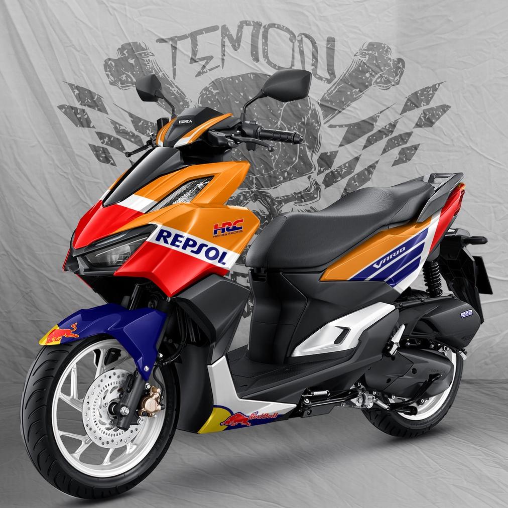 Jual Decal sticker Vario 160 fullbody REPSOL MARQUEST MOTOGP MANDALIKA ...