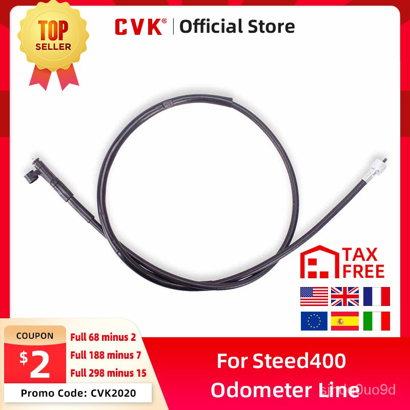 Jual &CVK Speedometer Cable Digital Odometer Line For HONDA Steed 400 ...