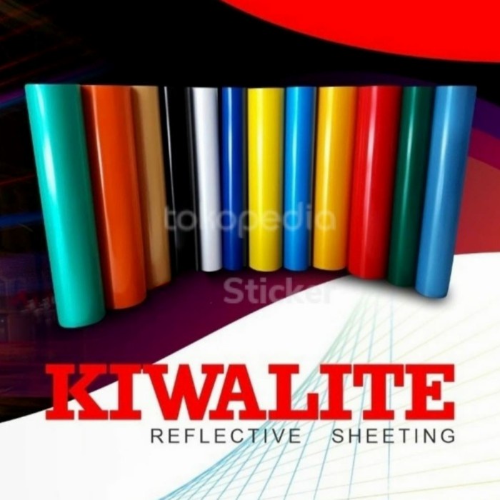 Jual Stiker Scotlite Kiwalite Sticker Skotlet Reflective 60cm X 45m