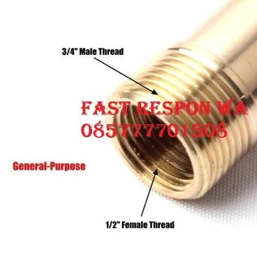Jual Nozzle Air Mancur,M Bubbling Sprinkler 1/2" 3/4" Double Drat