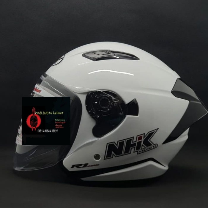 Jual Nhk R1 Max Putih White Glossy | Shopee Indonesia